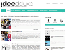 Tablet Screenshot of ideedeluxe.com